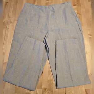 Eileen Fisher Irish Linen Straight Leg Pants Size Large